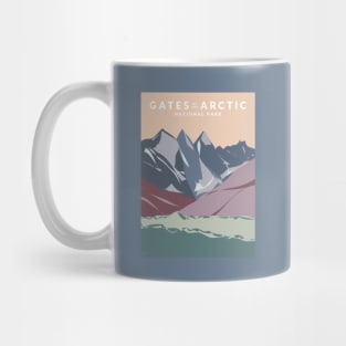 Gates of the Arctic National Park, Alaska Travel Poster Mug